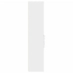 Highboard White 45x42.5x185 cm Engineered Wood