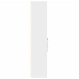 Highboard White 45x42.5x185 cm Engineered Wood - 45-Degree Angle