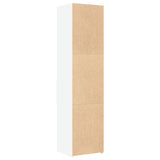 Highboard White 45x42.5x185 cm Engineered Wood - Rear View