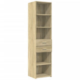 Highboard Sonoma Oak 45x42.5x185 cm Engineered Wood - Front View