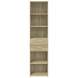 Highboard Sonoma Oak 45x42.5x185 cm Engineered Wood - Top-Down View