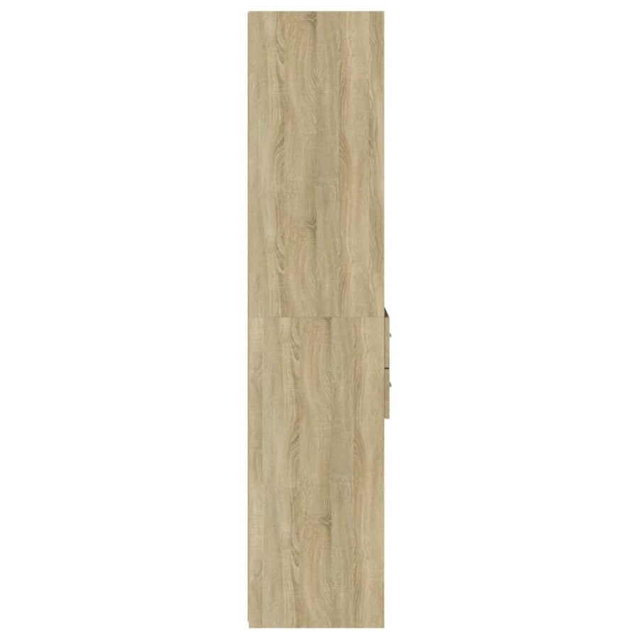 Highboard Sonoma Oak 45x42.5x185 cm Engineered Wood