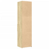 Highboard Sonoma Oak 45x42.5x185 cm Engineered Wood - Rear View