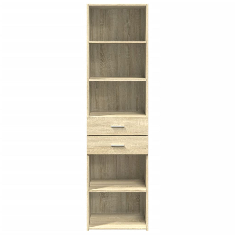 Highboard Sonoma Oak 50x42.5x185 cm Engineered Wood