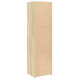 Highboard Sonoma Oak 50x42.5x185 cm Engineered Wood - Rear View