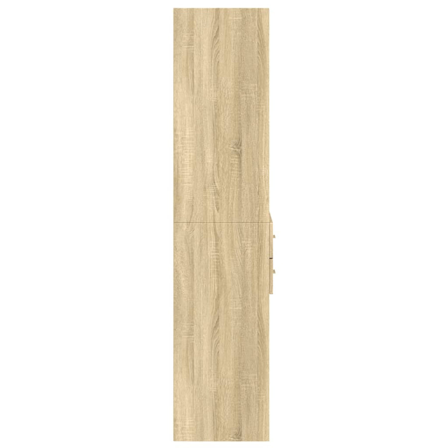 Highboard Sonoma Oak 70x42.5x185 cm Engineered Wood