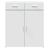 Sideboard White 80x42.5x93 cm Engineered Wood