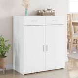 Sideboard White 80x42.5x93 cm Engineered Wood