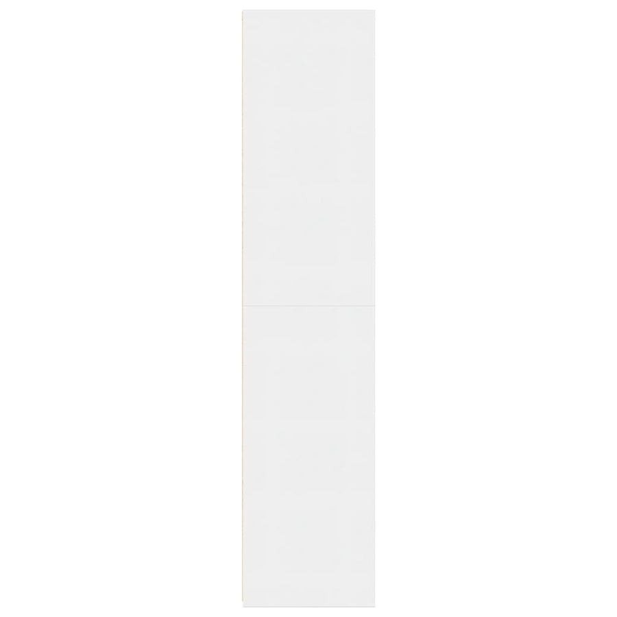 Highboard White 50x41x185 cm Engineered Wood