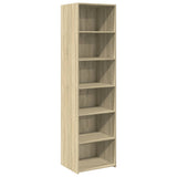 Highboard Sonoma Oak 50x41x185 cm Engineered Wood - Front View