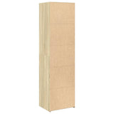 Highboard Sonoma Oak 50x41x185 cm Engineered Wood - Rear View