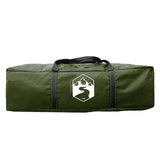 Fishing Tent 5-Person Olive Green Waterproof - Low Angle