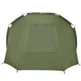 Fishing Tent 4-Person Olive Green Waterproof - Extra Image