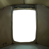 Fishing Tent 4-Person Brown Waterproof