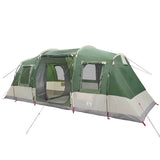 Camping Tent Tunnel 4-Person Green Waterproof - Side View