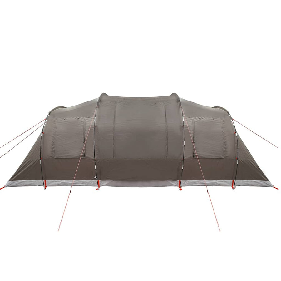 Camping Tent Tunnel 4-Person Brown Waterproof