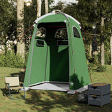 Shower Tent Green Waterproof - Side View