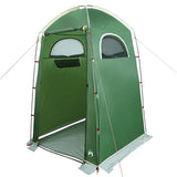 Shower Tent Green Waterproof - Top-Down View