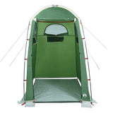 Shower Tent Green Waterproof - Rear View
