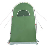 Shower Tent Green Waterproof - Low Angle