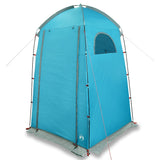 Shower Tent Blue Waterproof - Front View