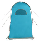 Shower Tent Blue Waterproof - Low Angle
