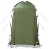 Shower Tent Olive Green Waterproof - Close-Up Angle