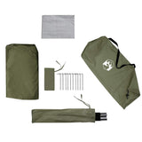 Shower Tent Olive Green Waterproof - Extra Image