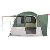 Car Tent 4-Person Green Waterproof - Rear View