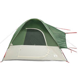 Car Tent 4-Person Green Waterproof - Rear View