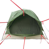 Car Tent 4-Person Green Waterproof - Low Angle