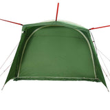 Car Tent 4-Person Green Waterproof - Low Angle