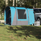 Car Tent 4-Person Blue Waterproof - Side View
