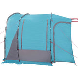 Car Tent 4-Person Blue Waterproof - Close-Up Angle