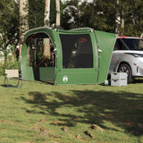 Car Tent Green Waterproof - Side View