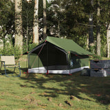 Camping Tent 2-Person Olive Green Waterproof - Side View
