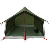 Camping Tent 2-Person Olive Green Waterproof - Rear View
