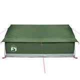 Camping Tent 2-Person Olive Green Waterproof - Low Angle