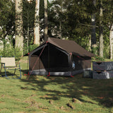 Camping Tent 2-Person Brown Waterproof - Side View