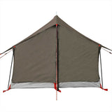 Camping Tent 2-Person Brown Waterproof