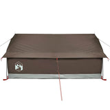 Camping Tent 2-Person Brown Waterproof