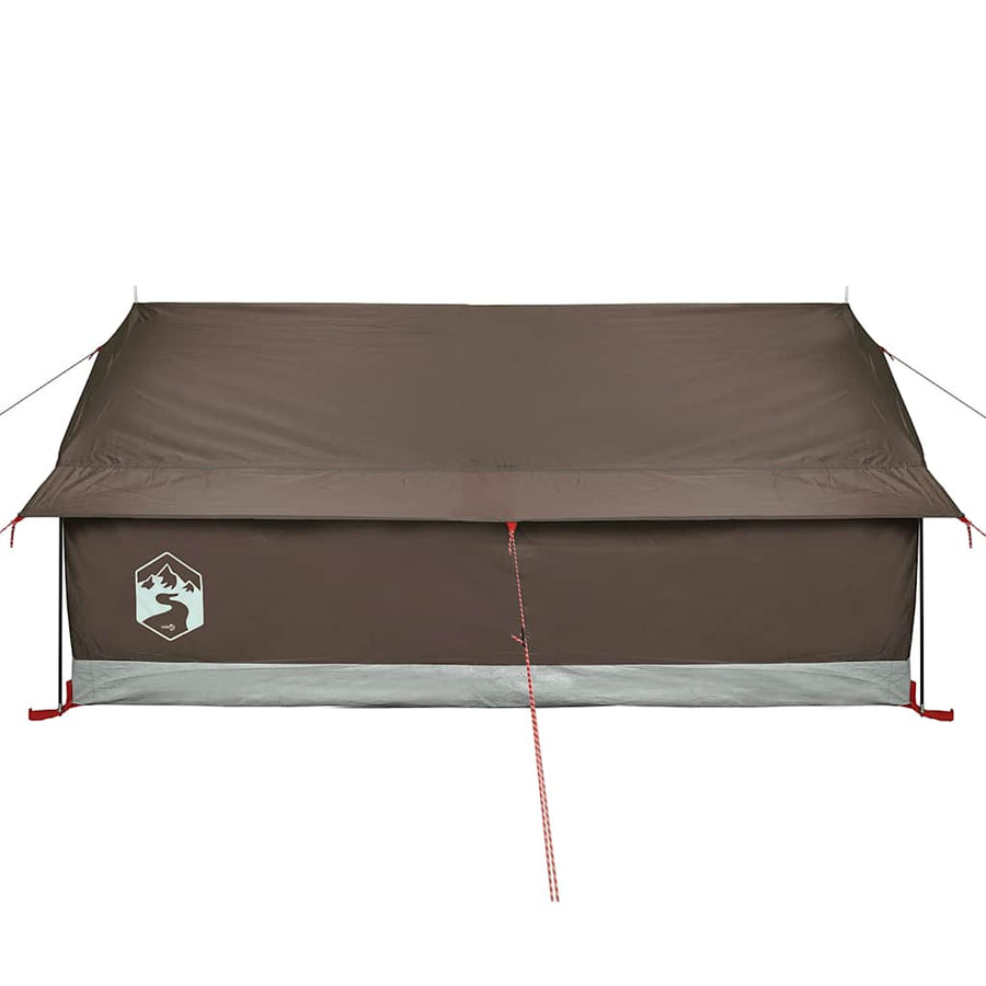 Camping Tent 2-Person Brown Waterproof