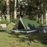 Camping Tent 2-Person Olive Green Waterproof - Side View