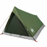 Camping Tent 2-Person Olive Green Waterproof - 45-Degree Angle