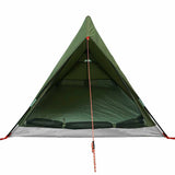 Camping Tent 2-Person Olive Green Waterproof - Rear View