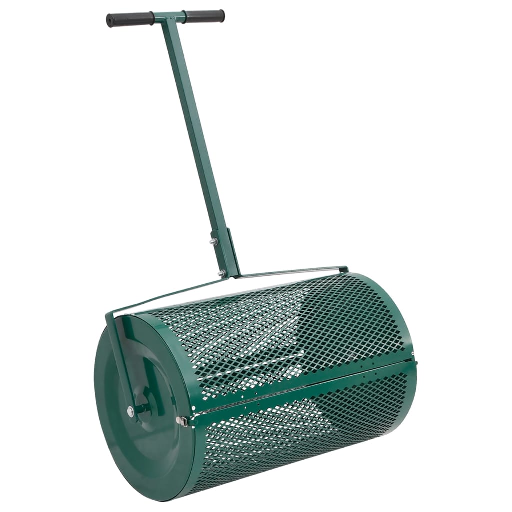 Compost Spreader 75L Green ?0x60 cm Steel