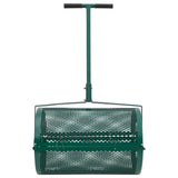 Compost Spreader 75L Green Ø40x60 cm Steel - Front View