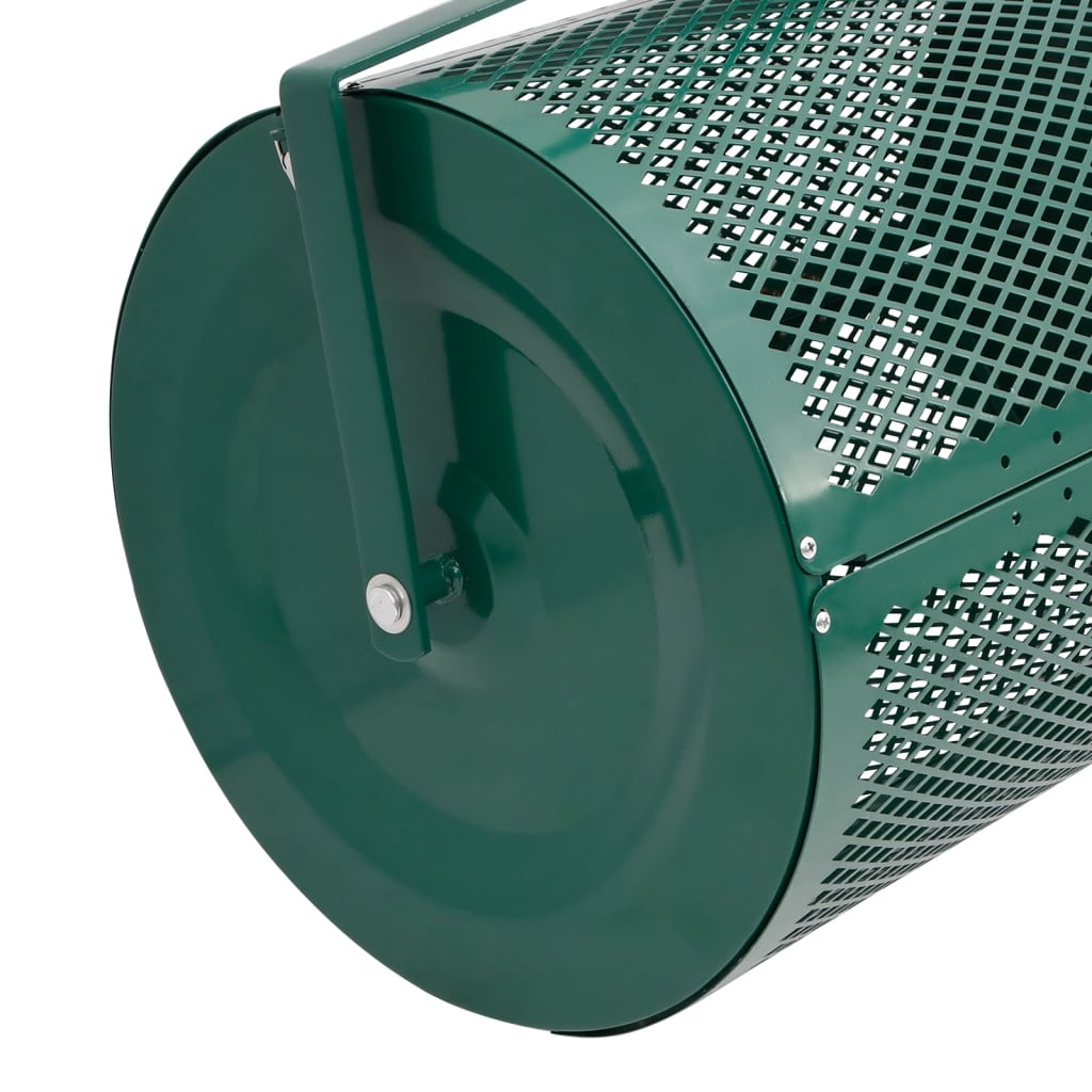 Compost Spreader 75L Green ?0x60 cm Steel