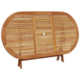 7 Piece Garden Dining Set Beige Poly Rattan and Solid Wood - Low Angle