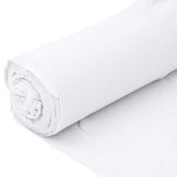 Geotextile Membrane White 1 x 50 m Polyester Fibre - Low Angle